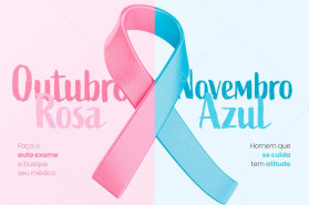 UNIMED-BH - CAMPANHA OUTUBRO ROSA E NOVEMBRO AZUL